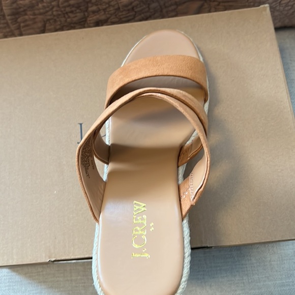 NWT JCrew Factory Espadrille Mule Wedge - Picture 4 of 9